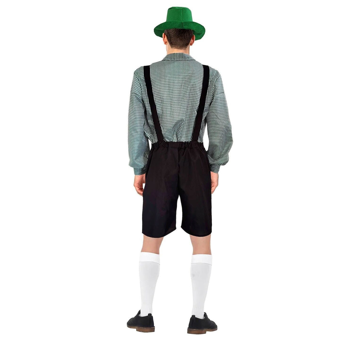 Adult Green Checkered Beer Man Costume - Oktoberfest (Halloween & Fancy Dress)