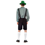 Adult Green Checkered Beer Man Costume - Oktoberfest (Halloween & Fancy Dress)