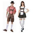 His & Hers Lederhosen & Beer Girl Couples Costume Set - Oktoberfest Bavarian