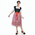Adult Beer Garden Maid Womens German Heidi Bavarian Oktoberfest Costume in Red - M/L (165-175cm Height)