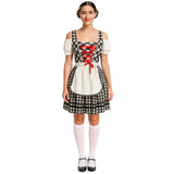 Womens Black Oktoberfest Beer Girl Costume - Bavarian (Halloween & Fancy Dress)