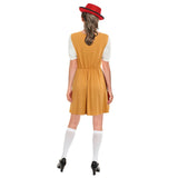 Womens Oktoberfest Bavarian Beer Girl Costume - (Halloween & Fancy Dress)