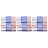 9x 100% Cotton Handkerchief Pack Pack - Mixed Assortment for Men/Women (30x30cm)