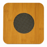 Bamboo Heat Pad Trivet Mat for Cookware & Serving Dishes w/ Woven Centre (195x195x5mm)