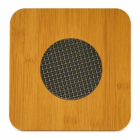 Bamboo Heat Pad Trivet Mat for Cookware & Serving Dishes w/ Woven Centre (195x195x5mm)