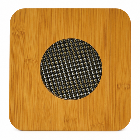 Bamboo Heat Pad Trivet Mat for Cookware & Serving Dishes w/ Woven Centre (195x195x5mm)