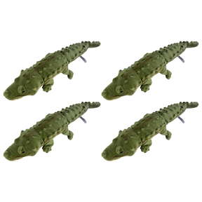 4x Bocchetta Cole 58cm Crocodile Plush Toy Bulk Pack - Green (Australian Stuffed Animal Souvenir Gift)