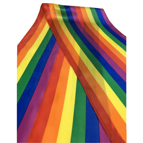 10x Rainbow Scarf Bulk Pack - Gay Pride Parade/LGBT/Lesbian Party