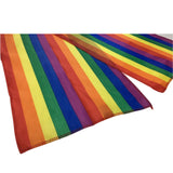 10x Rainbow Scarf Bulk Pack - Gay Pride Parade/LGBT/Lesbian Party