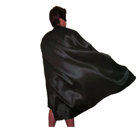 ADULT CAPE Costume Cloak Halloween Fancy Dress Coat Jacket Superhero Book Week - Blue