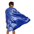 Long Blue Cape - Vampire Cloak/Adults Superhero Costume for Halloween/Fancy Dress Party