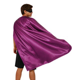Long Pink Cape - Vampire Cloak/Adults Superhero Costume for Halloween/Fancy Dress Party
