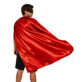 Long Red Cape - Vampire Cloak/Adults Superhero Costume for Halloween/Fancy Dress Party