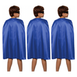 3x Medium Blue Cape Pack - Vampire Cloak/Superhero Costume for Halloween/Fancy Dress Party
