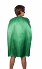 Medium Green Cape - Vampire Cloak/Superhero Costume for Halloween/Fancy Dress Party