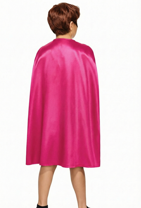 3x Medium Pink Cape Pack - Vampire Cloak/Superhero Costume for Halloween/Fancy Dress Party