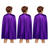 3x Medium Purple Cape Pack - Vampire Cloak/Superhero Costume for Halloween/Fancy Dress Party