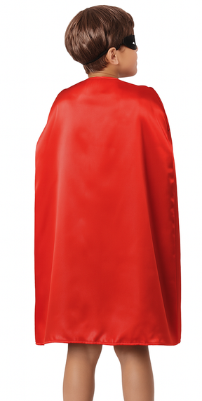 Medium Red Cape - Vampire Cloak/Superhero Costume for Halloween/Fancy Dress Party