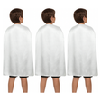 3x Medium White Cape Pack - Vampire Cloak/Superhero Costume for Halloween/Fancy Dress Party
