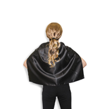 Short Black Cape - Vampire Cloak/Kids Superhero Costume for Halloween/Fancy Dress Party
