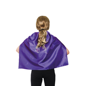 Short Purple Cape - Vampire Cloak/Kids Superhero Costume for Halloween/Fancy Dress Party