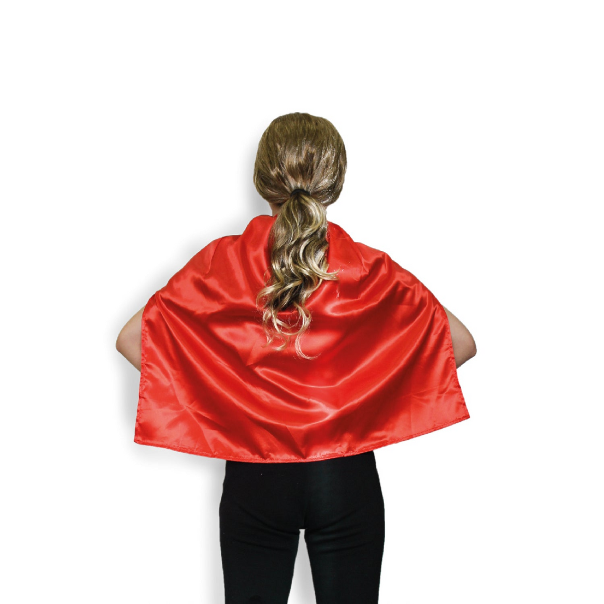 Short Red Cape - Vampire Cloak/Kids Superhero Costume for Halloween/Fancy Dress Party