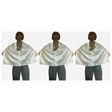 3x Short White Cape Pack - Vampire Cloak/Kids Superhero Costume for Halloween/Fancy Dress Party