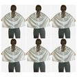 6x Short White Cape Bulk Pack - Vampire Cloak/Kids Superhero Costume for Halloween/Fancy Dress Party