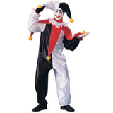 Mens Jester Clown Costume - Circus Jingles (Halloween & Fancy Dress)