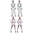 Astronaut Group Costume Set - 2x Mens + 2x Womens Space Suits (Halloween & Fancy Dress)