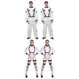 Astronaut Group Costume Set - 2x Mens + 2x Womens Space Suits (Halloween & Fancy Dress)