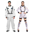 Spaceman & Spacewoman Couples Costume Set - His & Hers Astronaut Halloween Fancy Dress