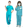 Doctor & Nurse Family Costume Set - Womens & Kids Hospital Scrubs Halloween Fancy Dress