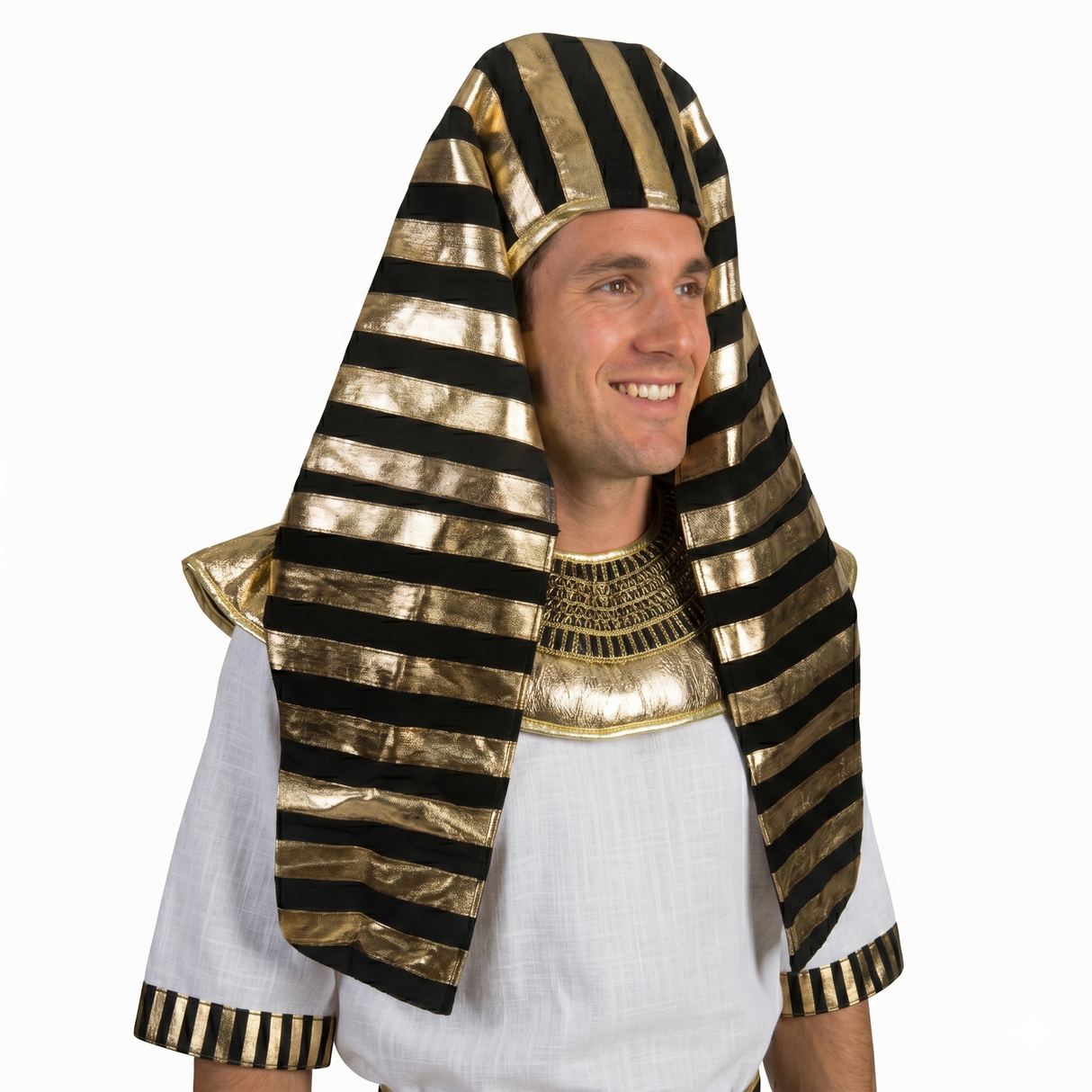 Mens Egyptian King Costume - Pharaoh/Ruler (Halloween & Fancy Dress)