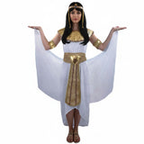 Womens Deluxe Egyptian Queen Costume - Ancient Cleopatra/Goddess (Halloween & Fancy Dress)
