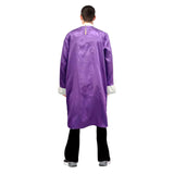 Adult Purple 80s Popstar Ruffle Jacket Costume - Halloween & Fancy Dress