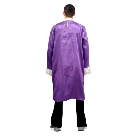 Adult Purple 80s Popstar Ruffle Jacket Costume - Halloween & Fancy Dress