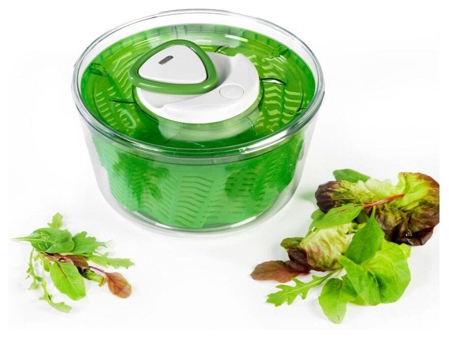 Zyliss Easy Spin 2 Salad Spinner in Green - Large