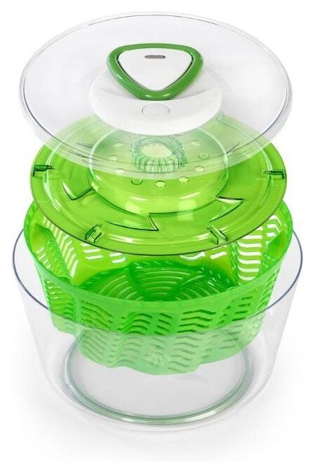 Zyliss Easy Spin 2 Salad Spinner in Green - Large