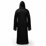 Adult Grim Reaper Costume - Dark Black Robe (Halloween & Fancy Dress)