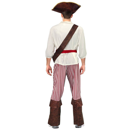 His & Hers Deluxe Pirate Couples Costume Set - Caribbean Halloween Fancy Dress