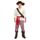 His & Hers Deluxe Pirate Couples Costume Set - Caribbean Halloween Fancy Dress