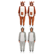 Aussie Animal Group Costume Set - 2x Kangaroo + 2x Koala Onesies (Australia Day/Halloween & Fancy Dress)