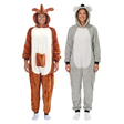 Kangaroo & Koala Aussie Animal Couples Costume Set - Hooded Halloween Fancy Dress