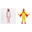 Pig & Chicken Farmyard Couples Costume Set - Animal Onesie Halloween Fancy Dress