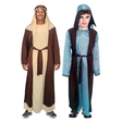 Shepherd Family Costume Set - Mens & Boys Nativity Halloween Fancy Dress
