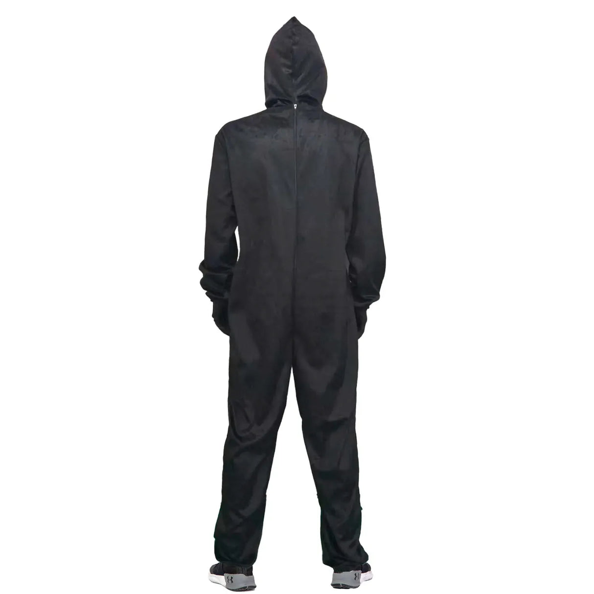 Adult Black Gorilla Costume - Animal Jumpsuit, Hood & Gloves Set (S/M & L/XL)