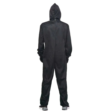Adult Black Gorilla Costume - Animal Jumpsuit, Hood & Gloves Set (S/M & L/XL)