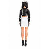 Adult Womens K-Pop Star Costume Demon Hunters Inspired Skirt & Top Halloween