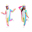 Rainbow Unicorn Couples Costume Set - 2x Adult Kigurumi Onesies (Halloween & Fancy Dress)